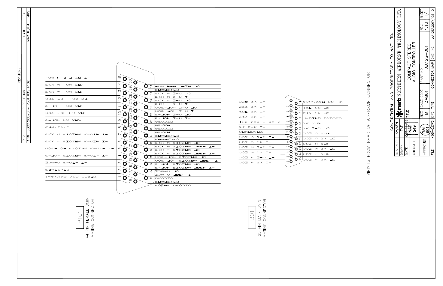 Connector map | Northern Airborne Technology AA12S User Manual | Page 15 / 23