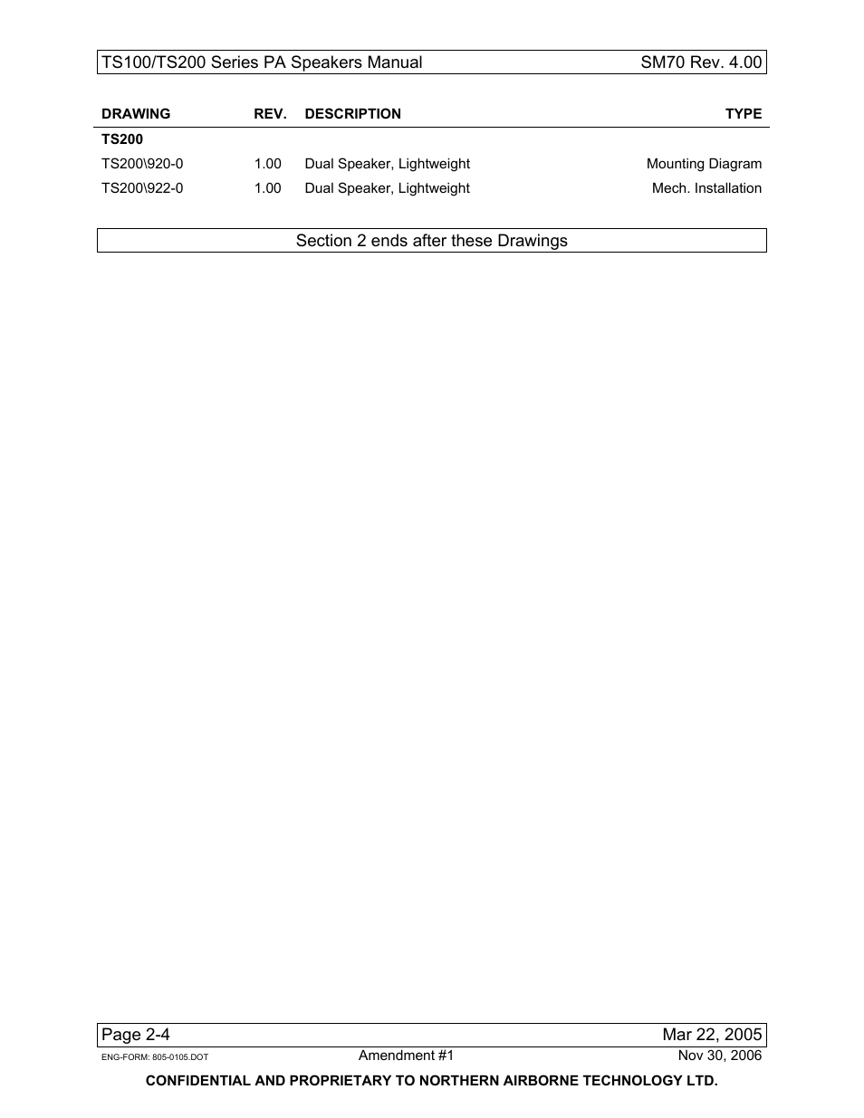 Ts200 | Northern Airborne Technology TS100 User Manual | Page 16 / 44