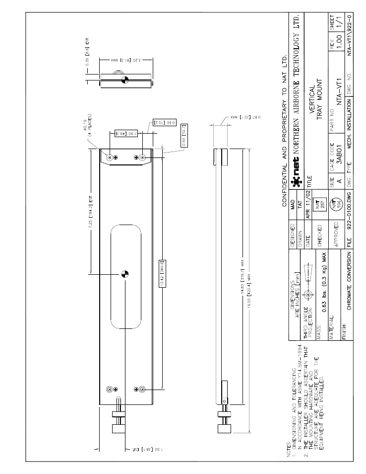 Mech installation | Northern Airborne Technology NTA01-001 User Manual | Page 25 / 28