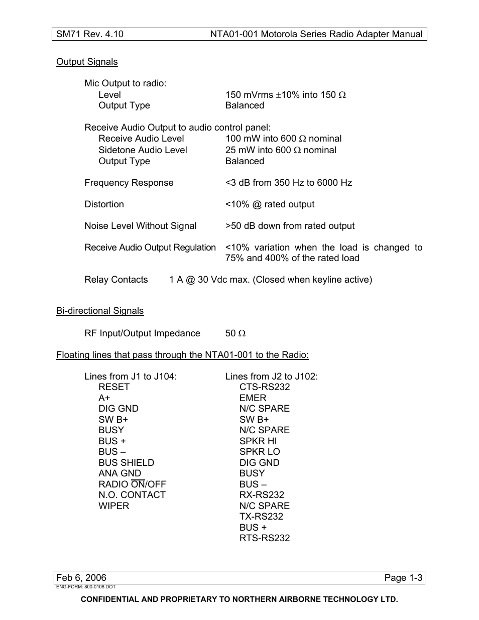 Northern Airborne Technology NTA01-001 User Manual | Page 9 / 28