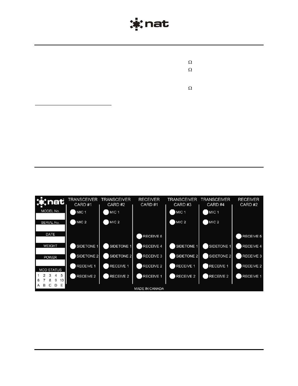 5 adjustments and connections | Northern Airborne Technology MB01 User Manual | Page 9 / 17