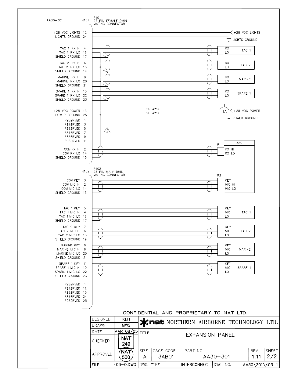 Northern Airborne Technology AA30-3xx User Manual | Page 17 / 38