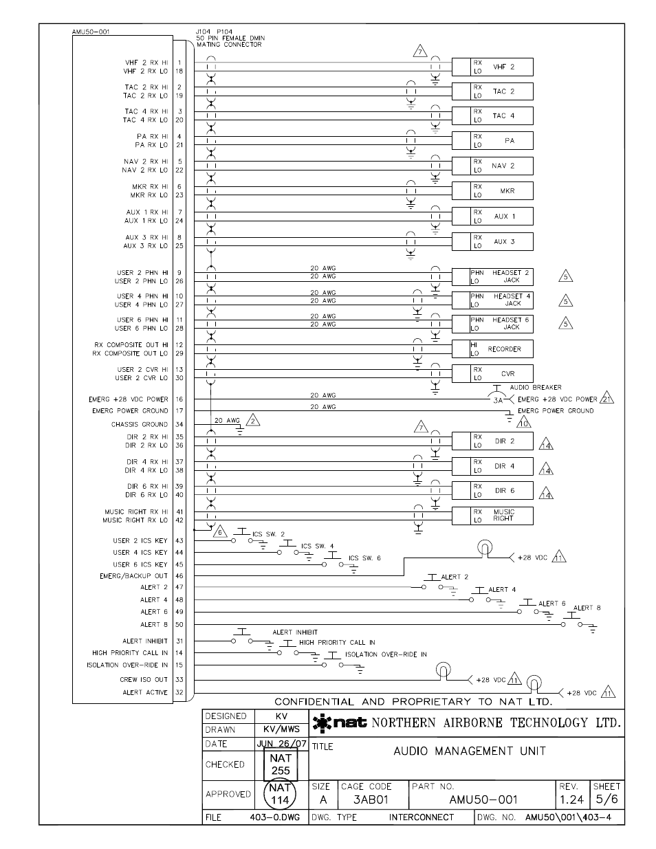 Northern Airborne Technology AMU50-001 User Manual | Page 30 / 40