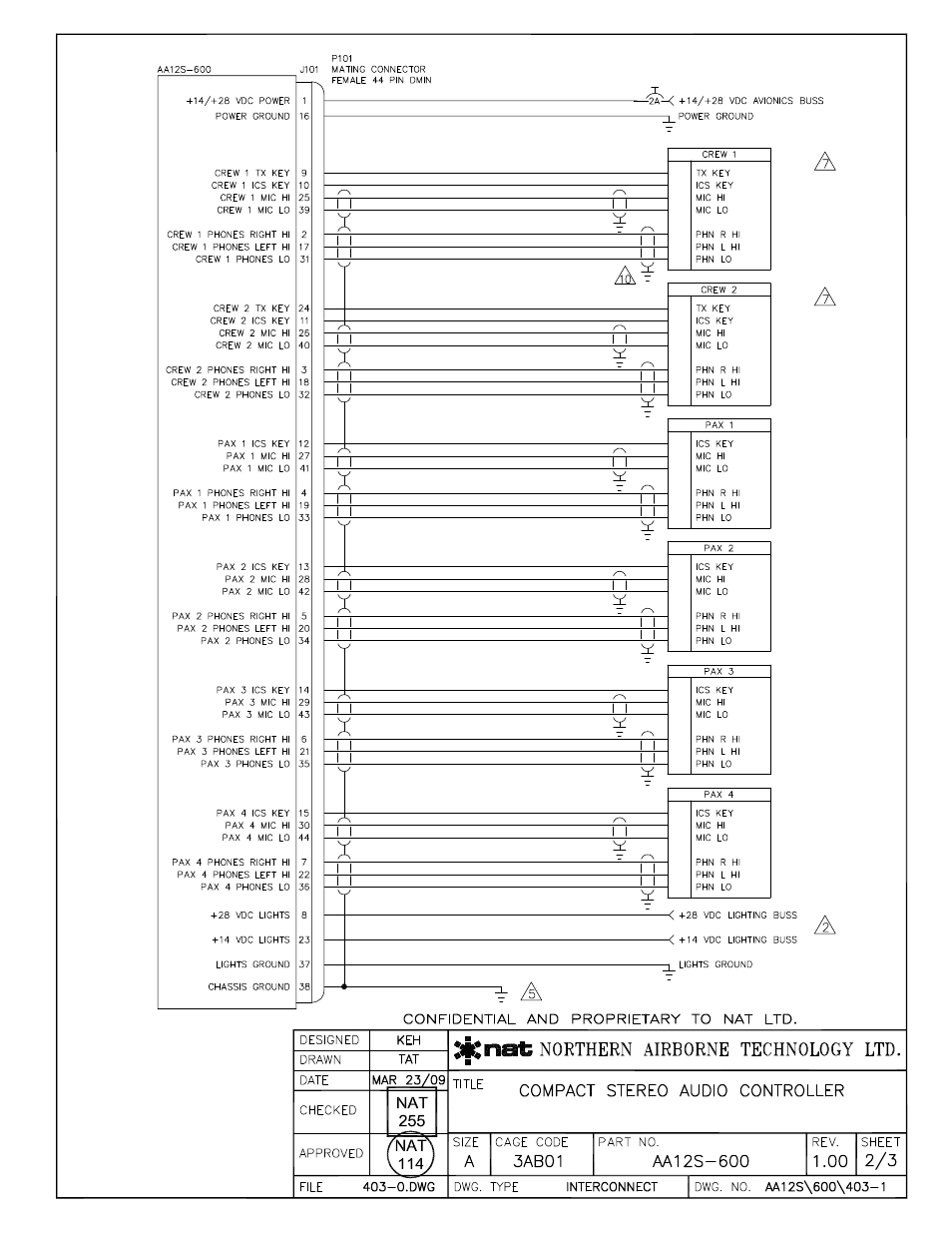 Northern Airborne Technology AA12S-600 User Manual | Page 18 / 21