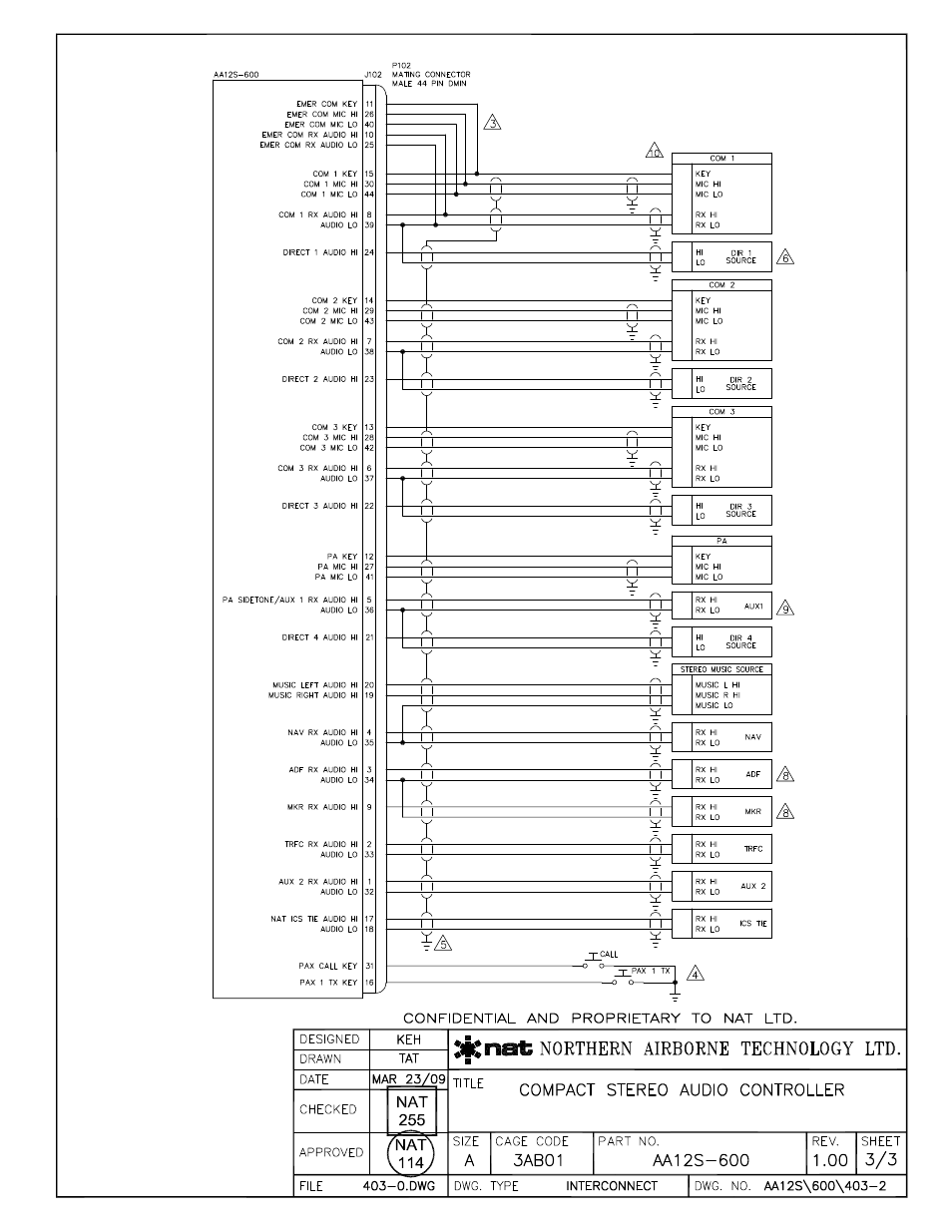 Northern Airborne Technology AA12S-600 User Manual | Page 19 / 21