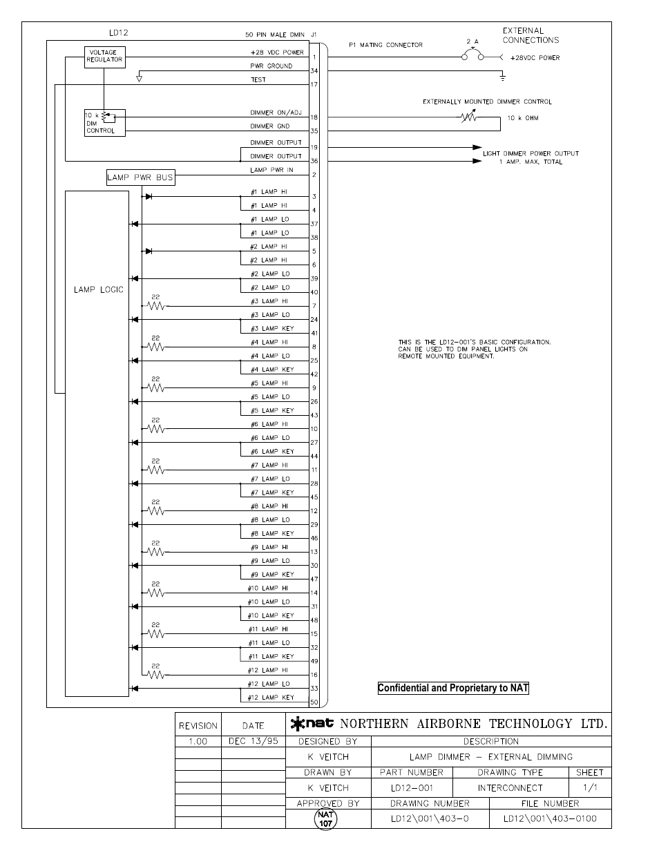 Interconnect | Northern Airborne Technology LD12-002 User Manual | Page 11 / 15