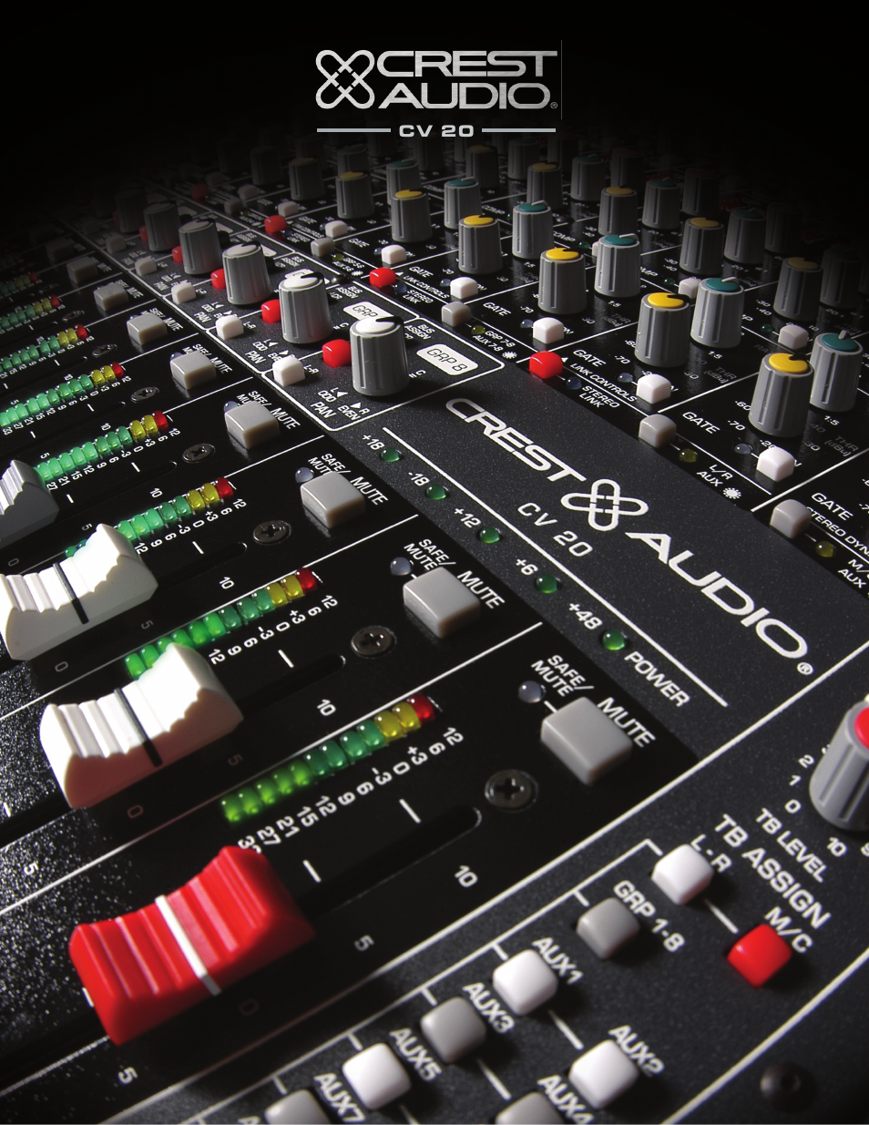Crest Audio CV 20 User Manual | 12 pages