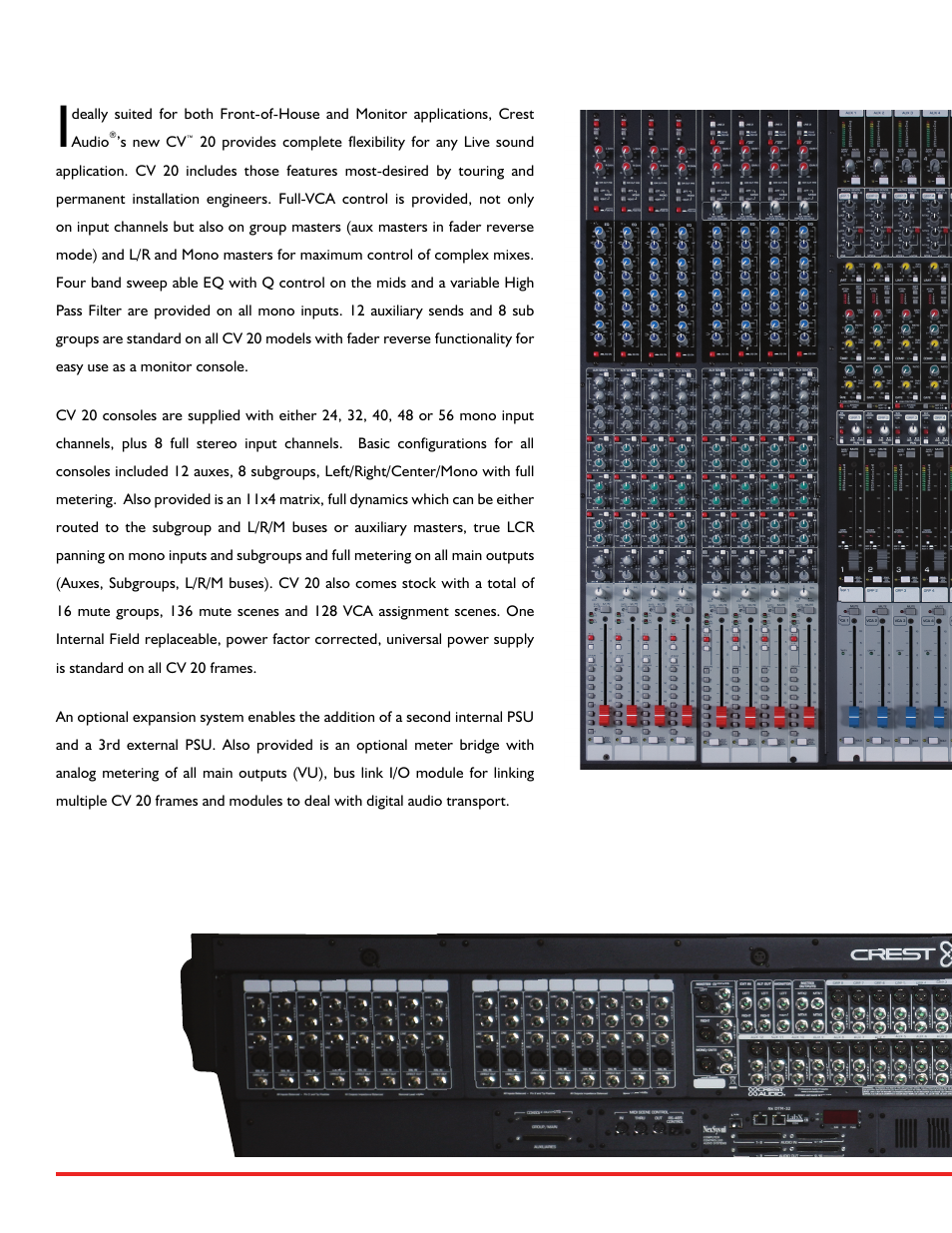 Crest Audio CV 20 User Manual | Page 2 / 12