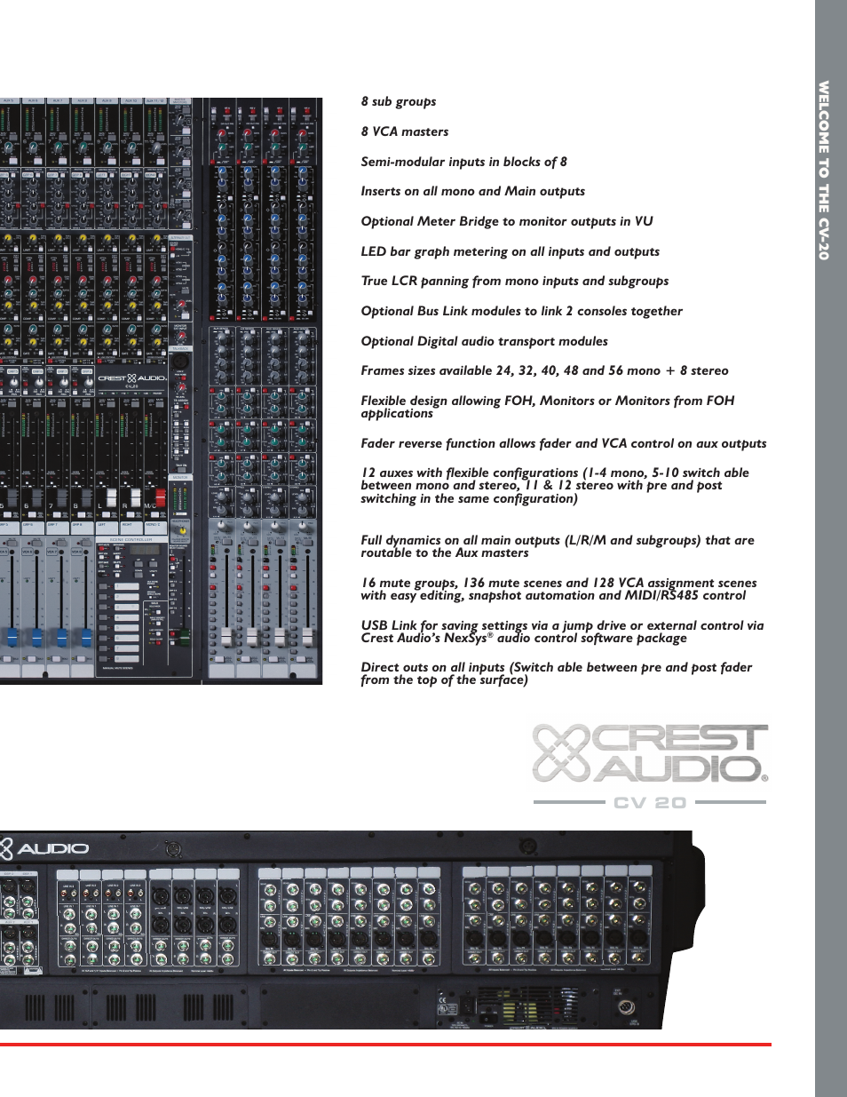 Crest Audio CV 20 User Manual | Page 3 / 12