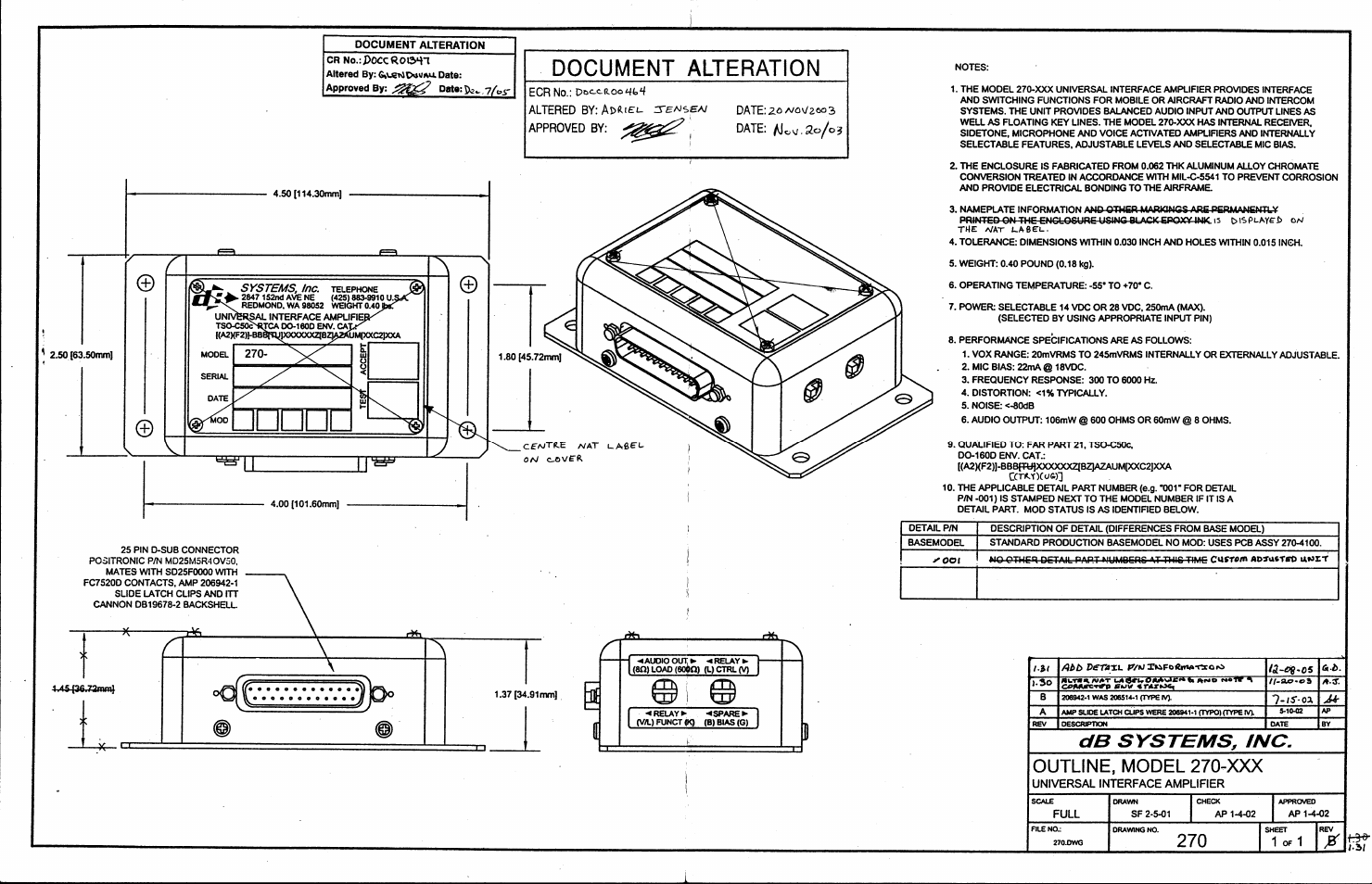 Outline | Northern Airborne Technology 270 User Manual | Page 23 / 30