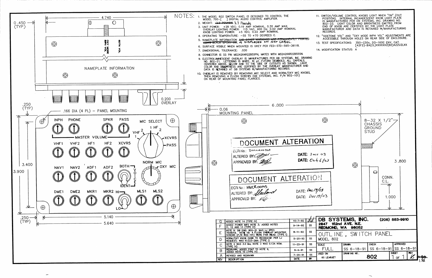 Outline | Northern Airborne Technology 802 User Manual | Page 17 / 24