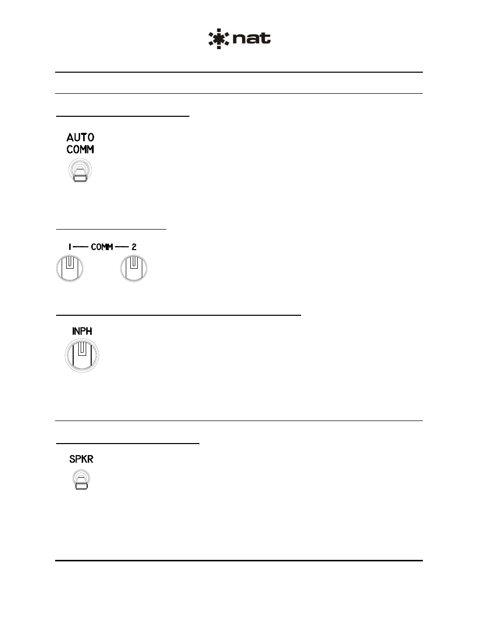 3 row 2 controls, 4 row 3 controls | Northern Airborne Technology 806 User Manual | Page 49 / 53