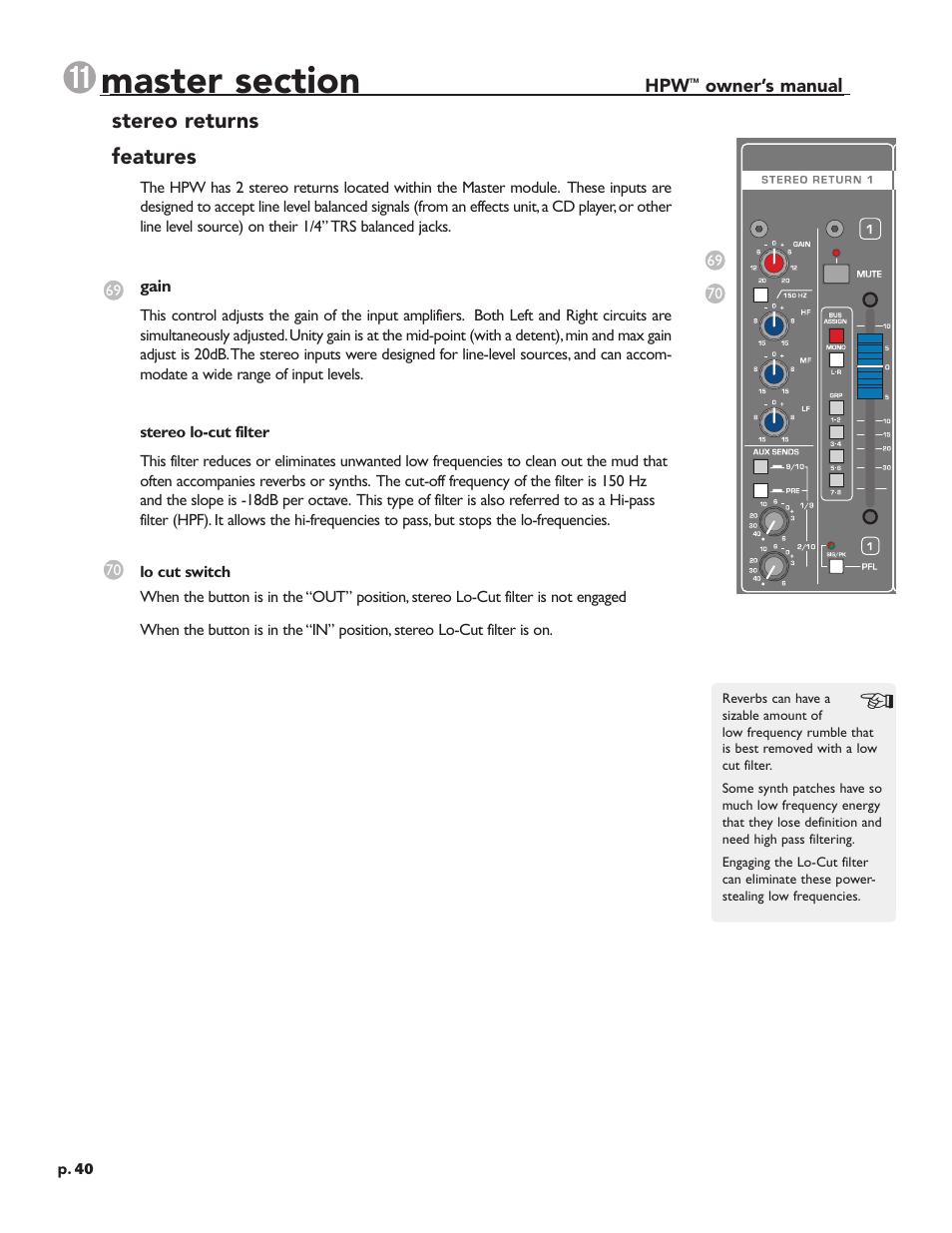 Crest Audio HPW User Manual | Page 40 / 60