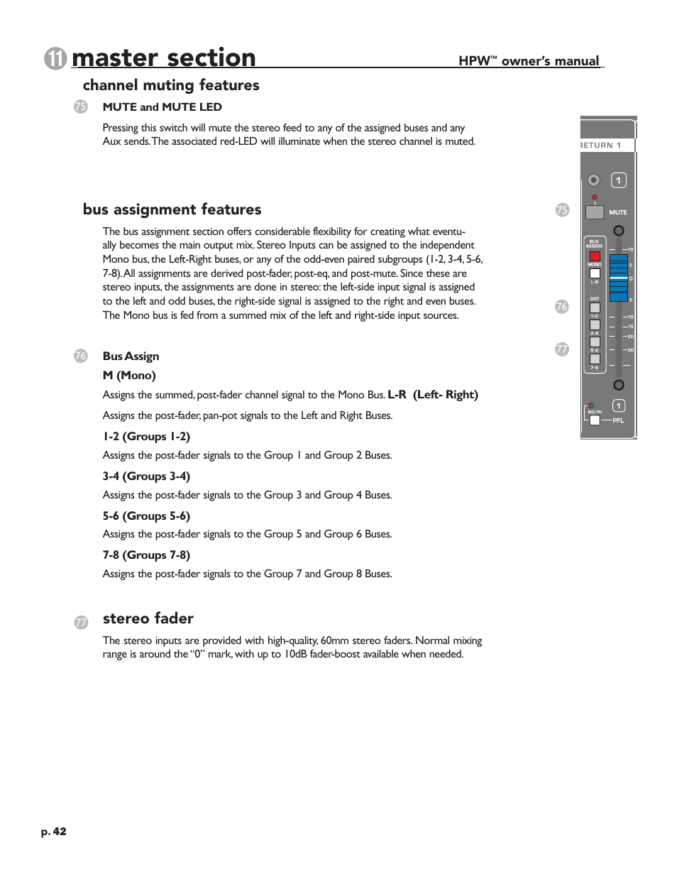 Crest Audio HPW User Manual | Page 42 / 60