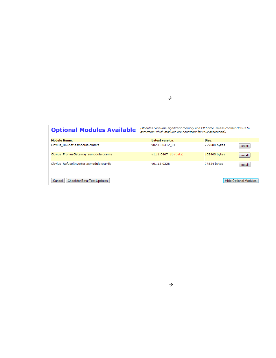 3 installation, 1 over-the-web installation, 2 “have disk” installation | Installation, Nstallation | Obvius BACnet User Manual | Page 19 / 52