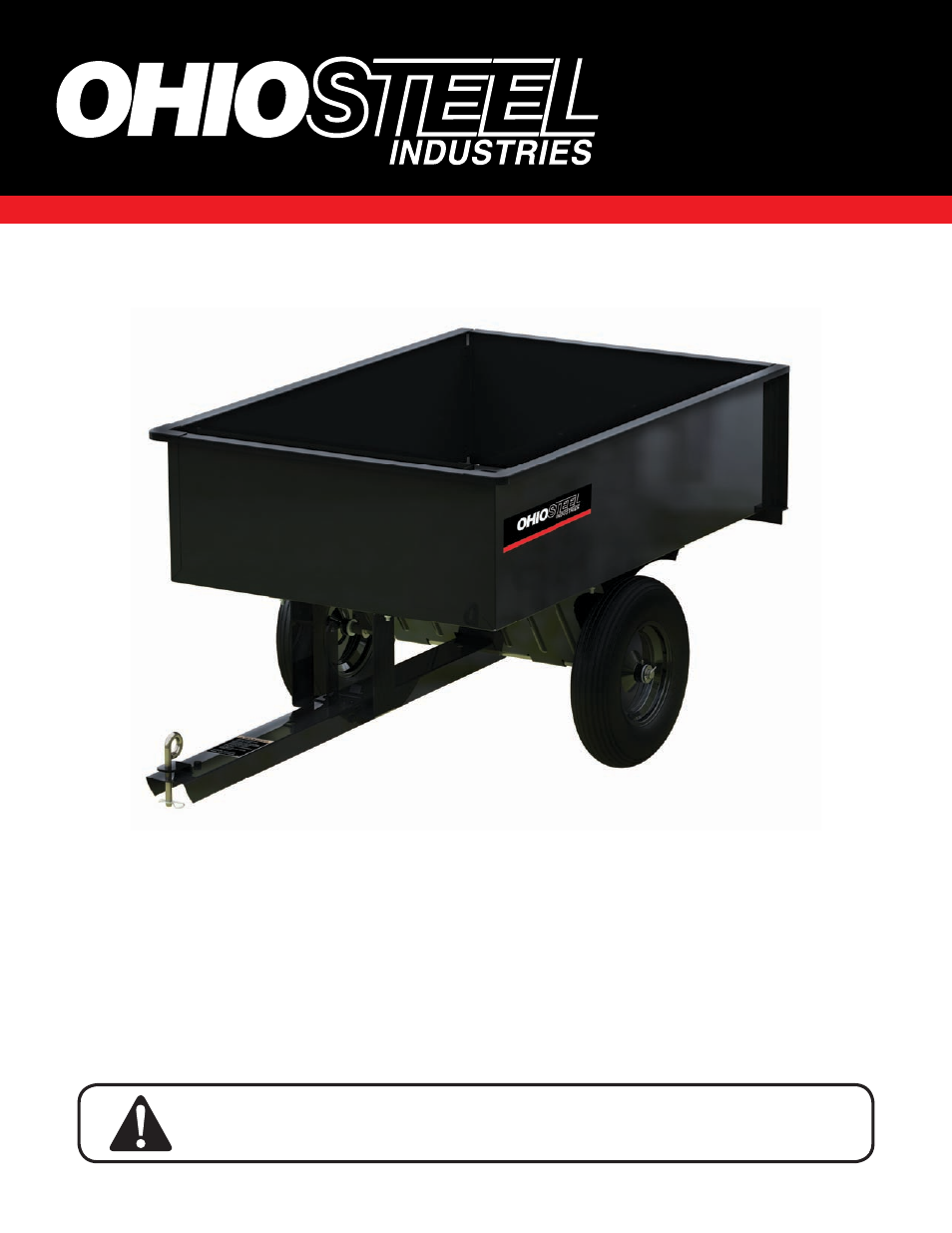 Ohio Steel 3048H 12 Cu Ft Welded Steel Dump Cart User Manual | 10 pages