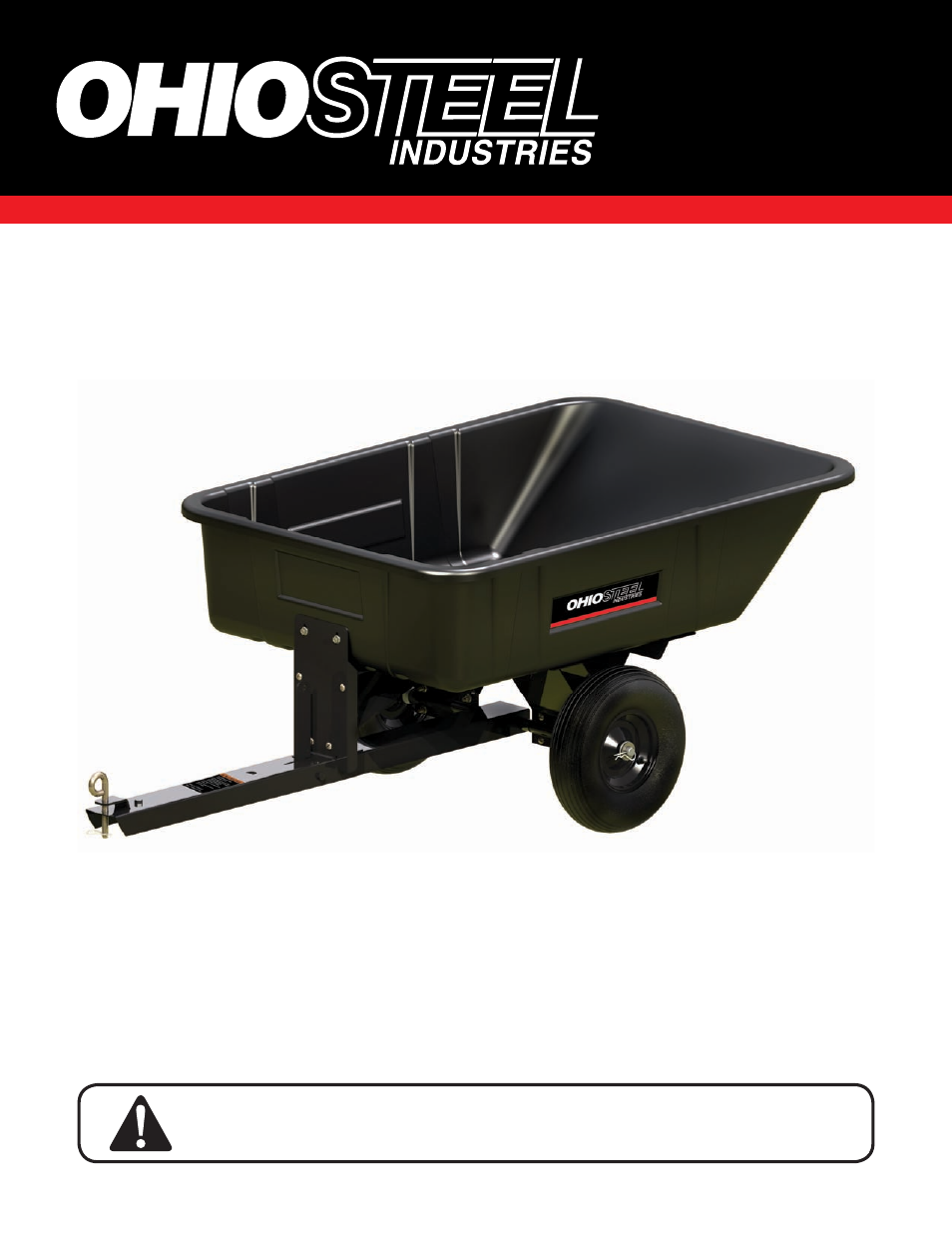 Ohio Steel 3040P 10 Cu Ft Poly Dump Cart User Manual | 10 pages