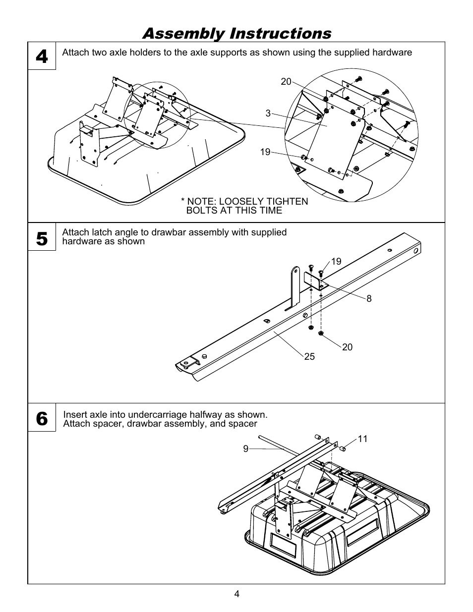 Assy 2, Drawing view76, Detail view (2 : 15) | Drawing view78, Drawing view79, Assembly instructions | Ohio Steel 3040P 10 Cu Ft Poly Dump Cart User Manual | Page 5 / 10