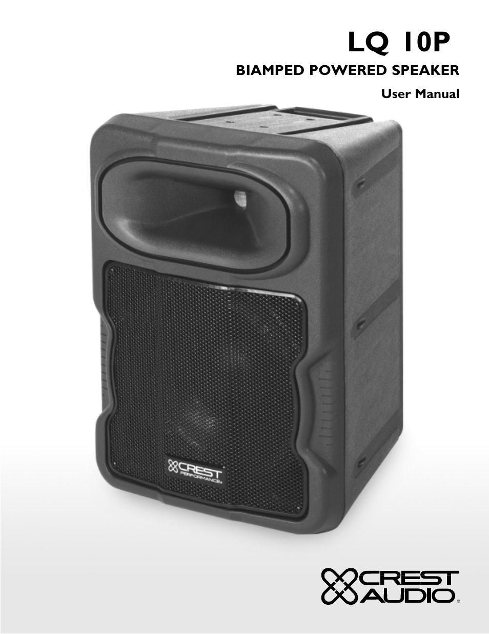 Crest Audio LQ 10P User Manual | 60 pages