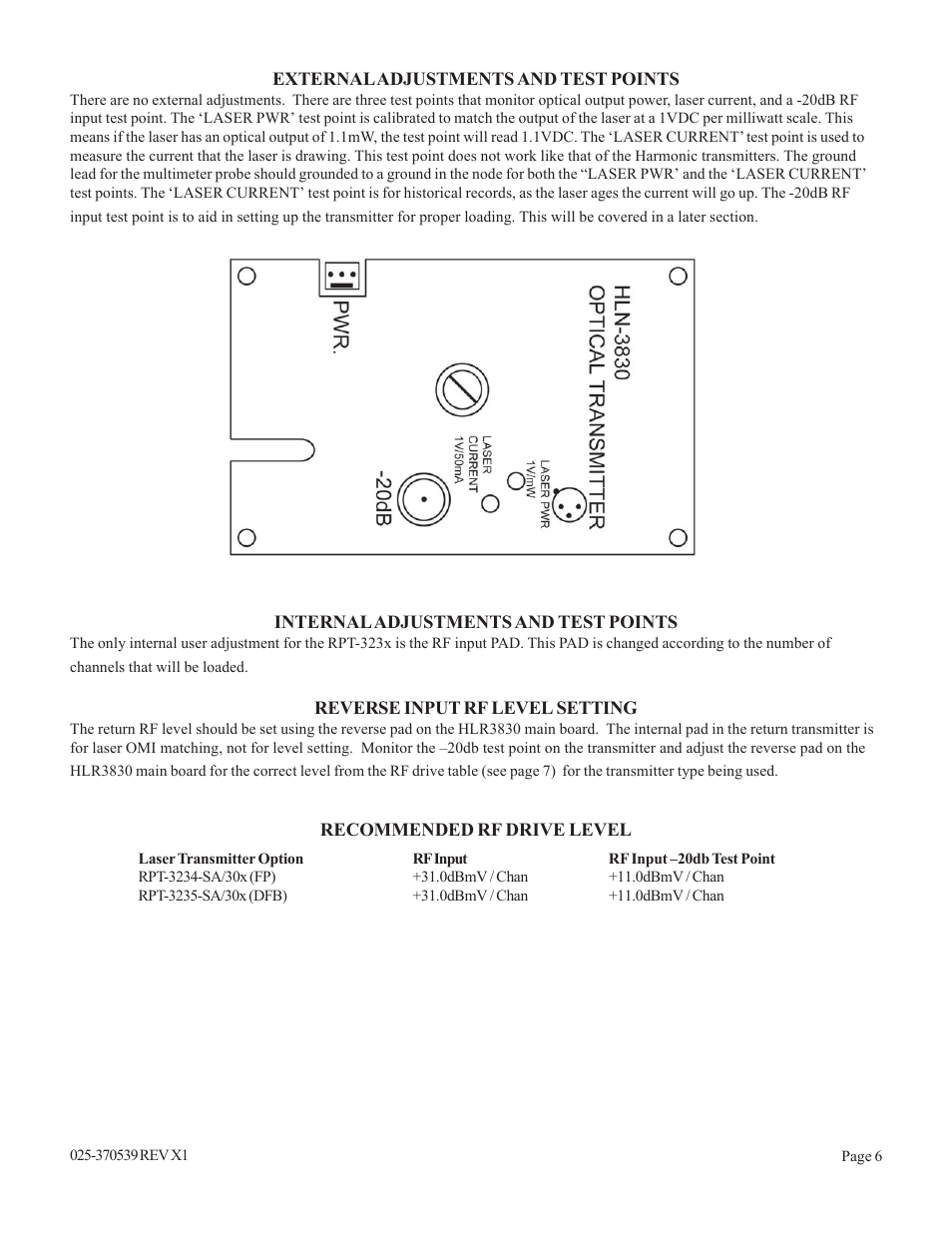 Olson Technology HLR3830 User Manual | Page 6 / 7