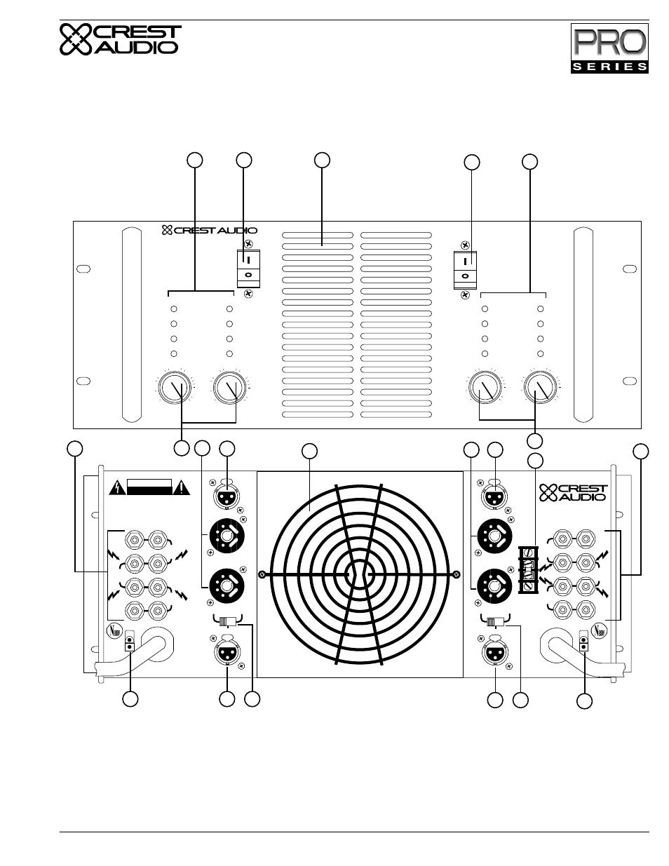 Professional power amplifier | Crest Audio Stereo Amplifier User Manual | Page 11 / 32