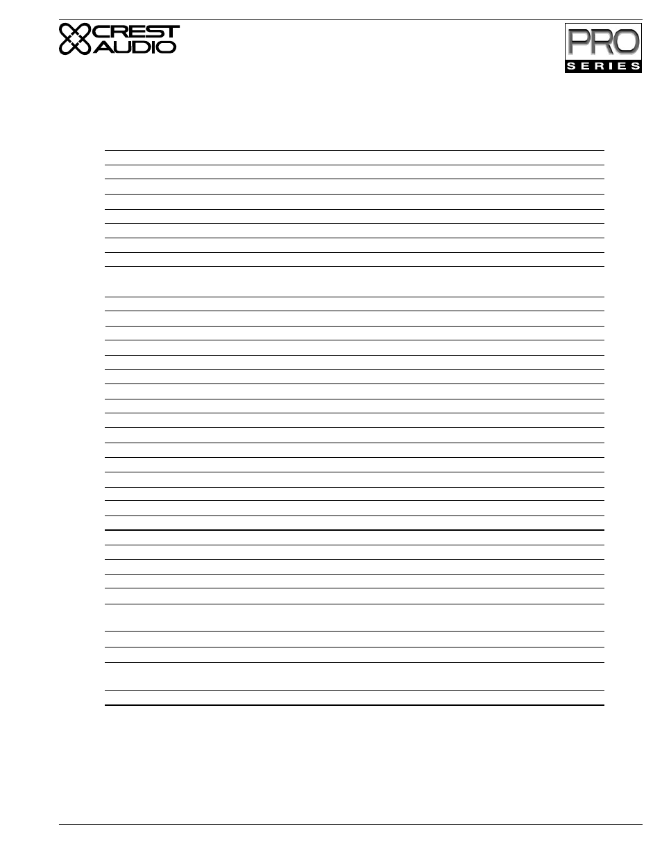 Crest Audio Stereo Amplifier User Manual | Page 25 / 32