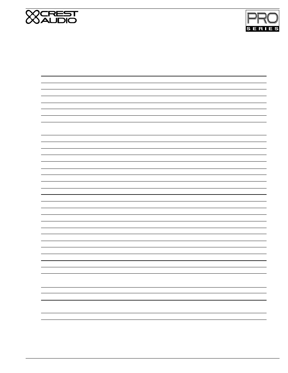 Crest Audio Stereo Amplifier User Manual | Page 27 / 32