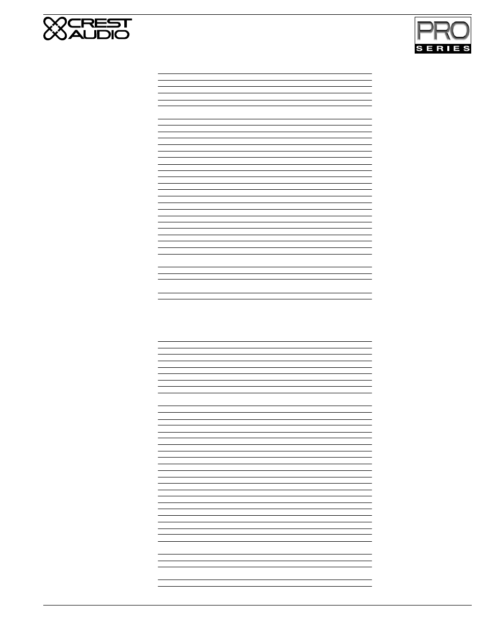 Crest audio pro series power amplifiers appendix d | Crest Audio Stereo Amplifier User Manual | Page 31 / 32