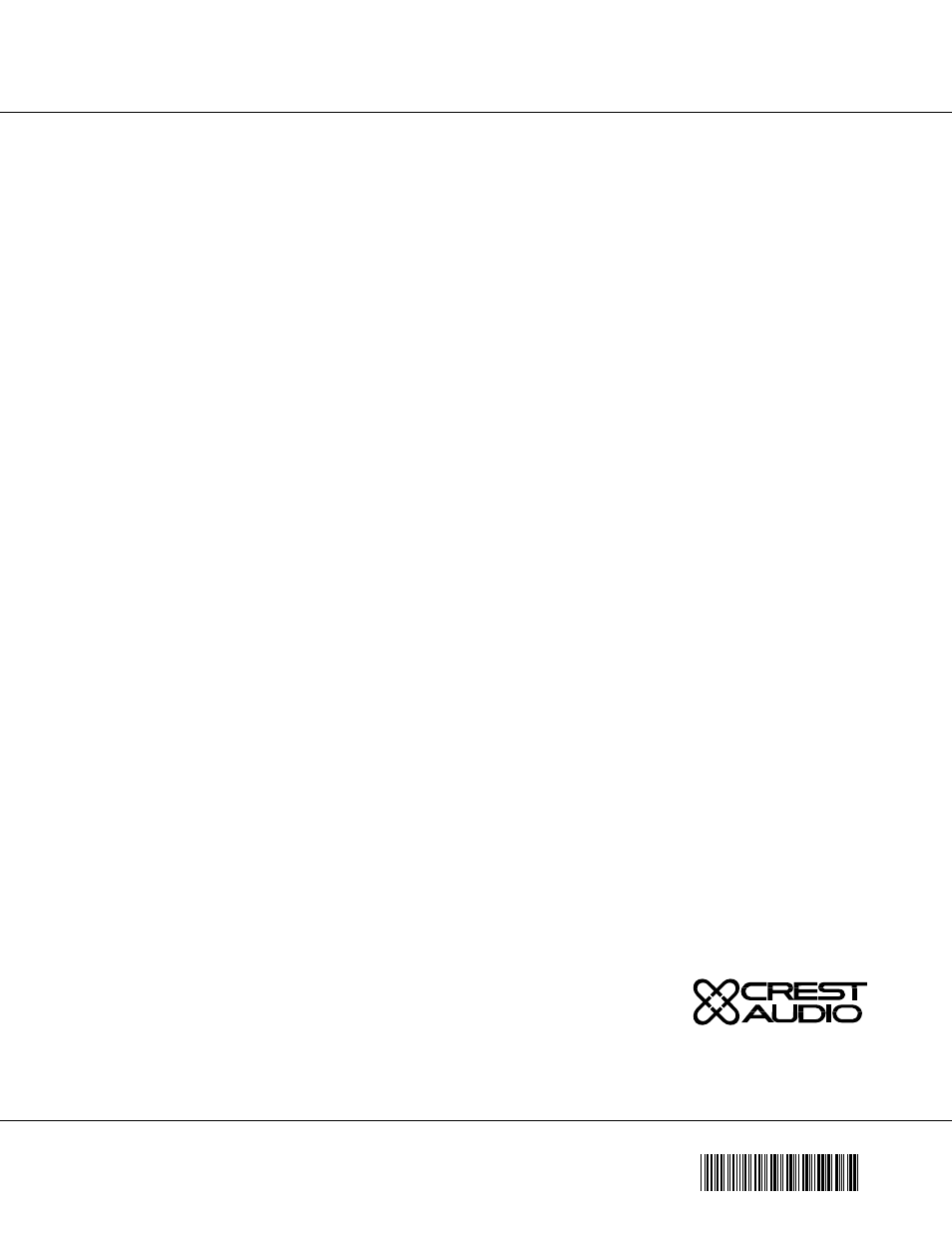 Power is serious business | Crest Audio Stereo Amplifier User Manual | Page 32 / 32