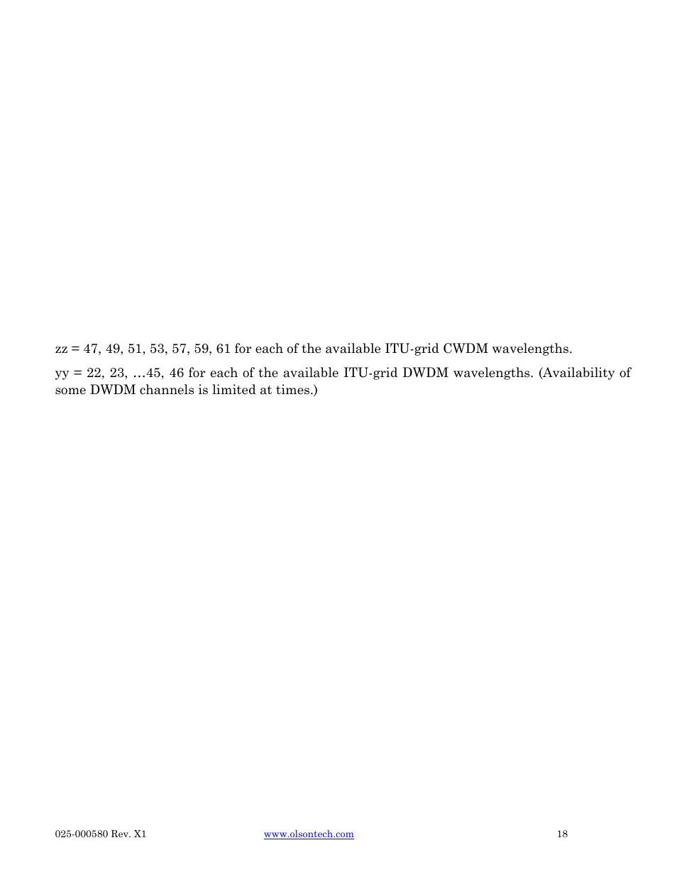 Olson Technology LP-CAN User Manual | Page 18 / 21
