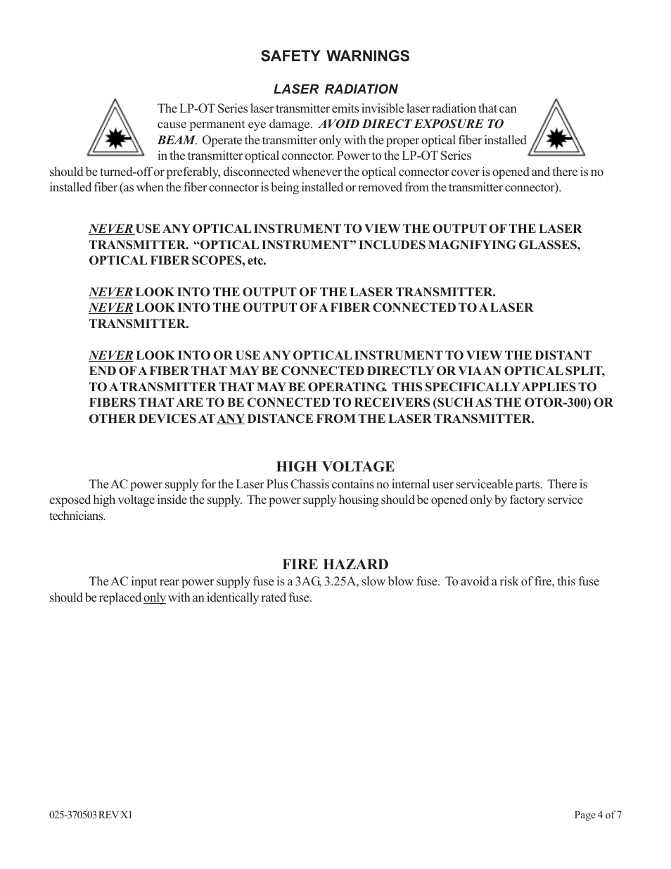 Olson Technology LP-OT-RCxx User Manual | Page 4 / 7