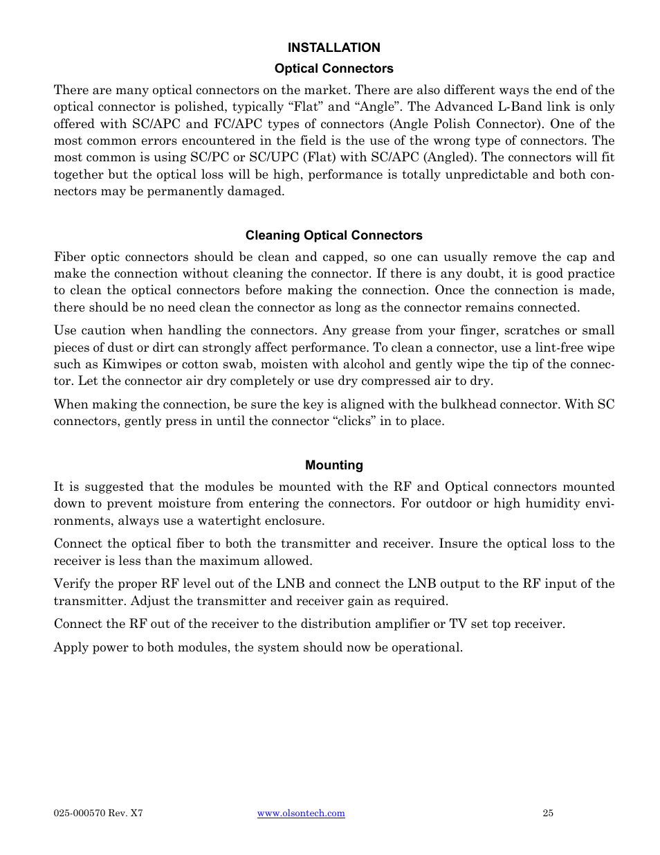 Olson Technology CAN User Manual | Page 25 / 27