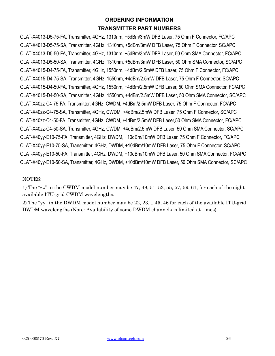 Olson Technology CAN User Manual | Page 26 / 27