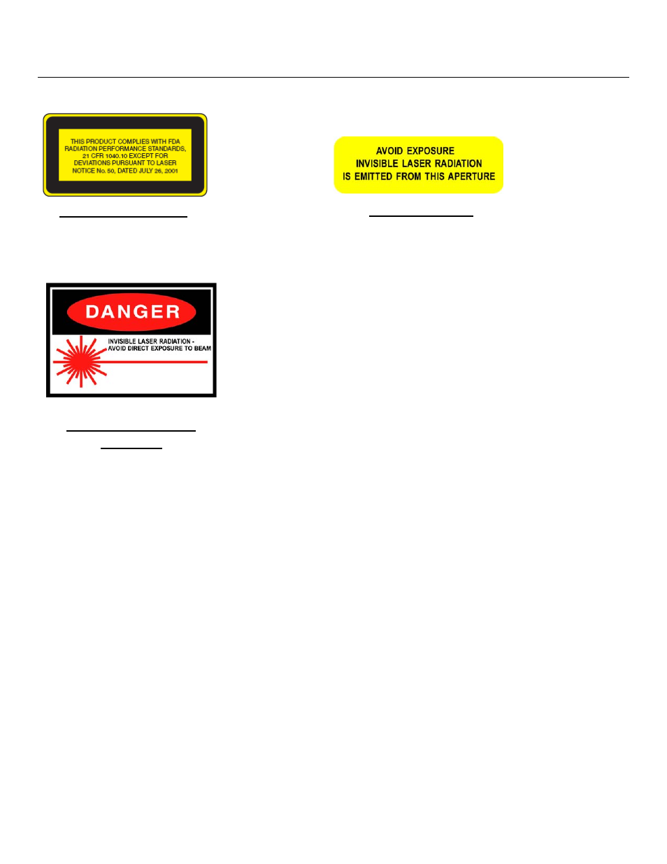 Device safety labeling | Olson Technology OTEB-CW-B User Manual | Page 7 / 40