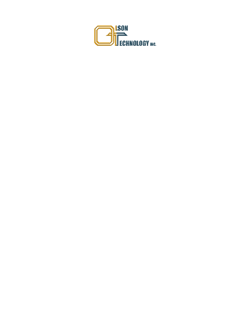 Olson Technology OTM-3000 (PAL I) User Manual | 19 pages