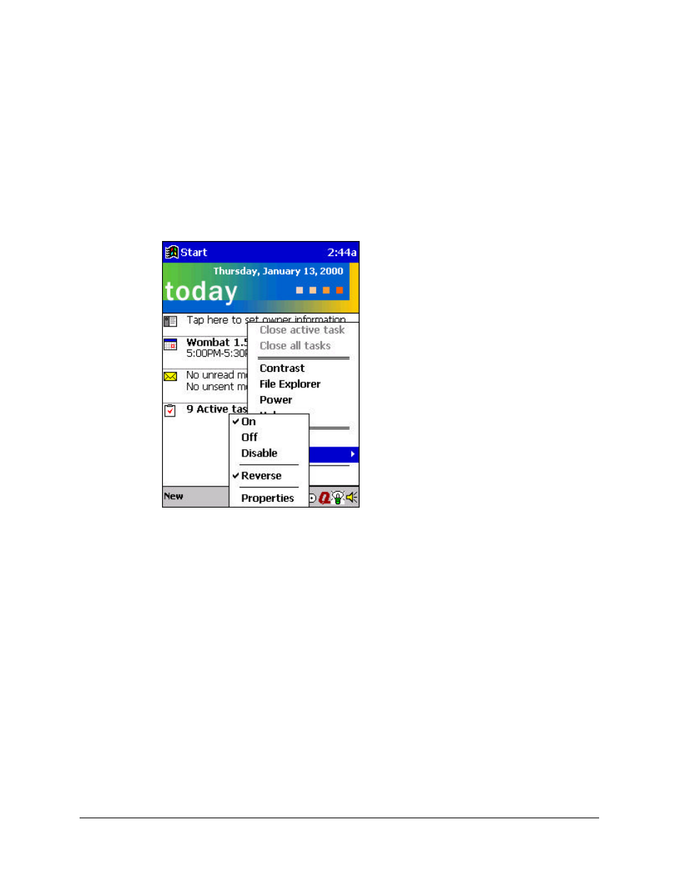 Adjusting the backlight | Compaq iPAQ H3000 User Manual | Page 37 / 118