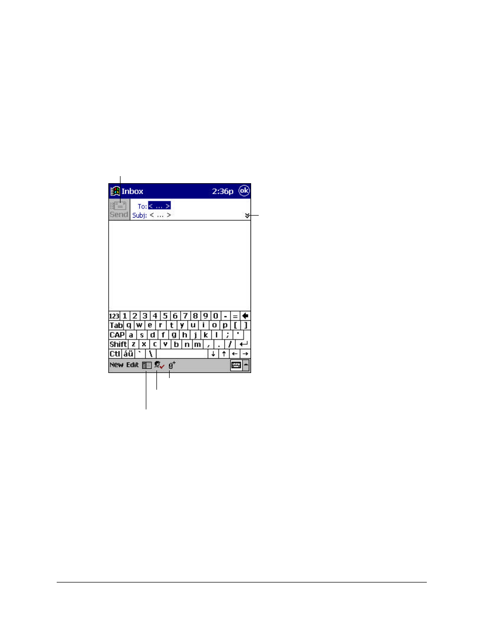 Composing e-mail messages | Compaq iPAQ H3000 User Manual | Page 63 / 118