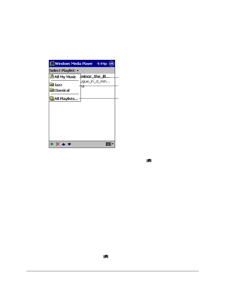 Using the playlist manager, Microsoft reader, Microsoft reader -14 | Compaq iPAQ H3000 User Manual | Page 78 / 118