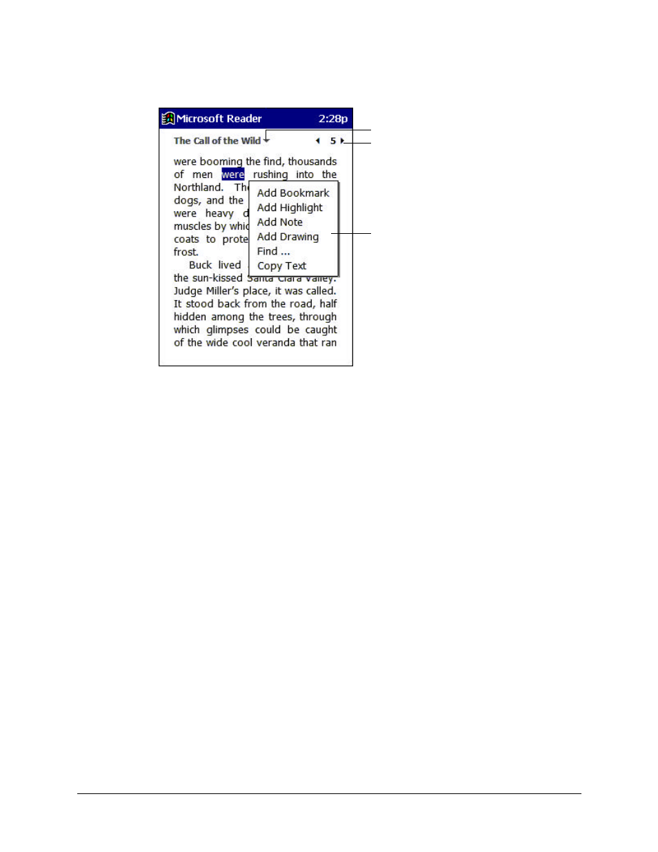 Using reader features | Compaq iPAQ H3000 User Manual | Page 80 / 118