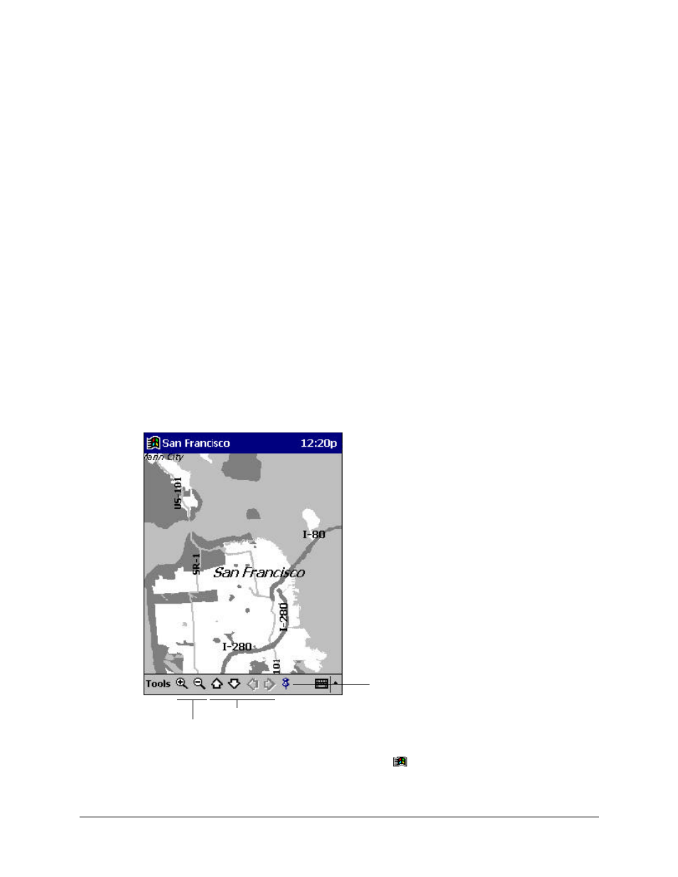 Creating map and pushpin files for your ipaq h3000, Viewing maps | Compaq iPAQ H3000 User Manual | Page 82 / 118