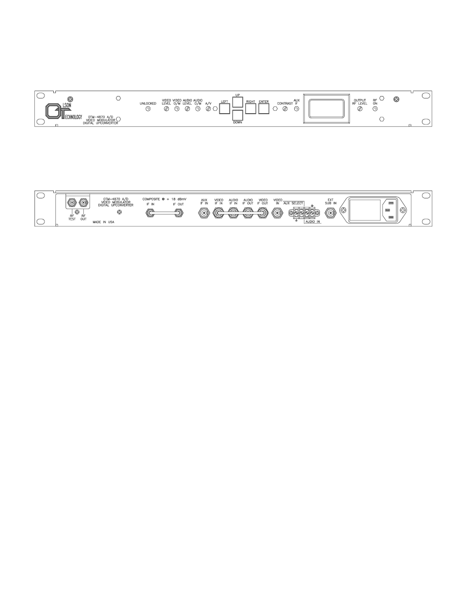 Olson Technology OTM-4870 (PAL B/G) User Manual | Page 6 / 11