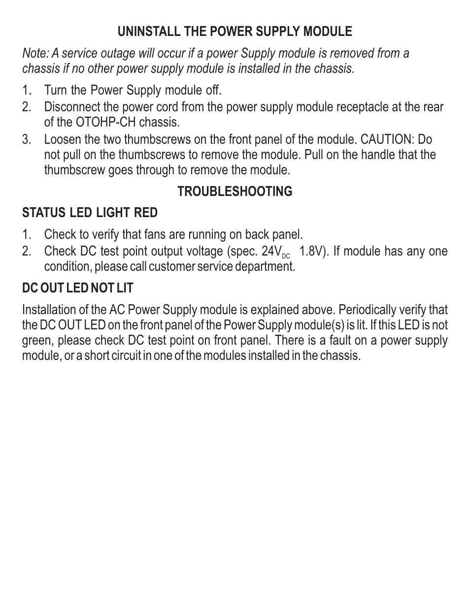 Olson Technology OTOHP-CH User Manual | Page 8 / 8