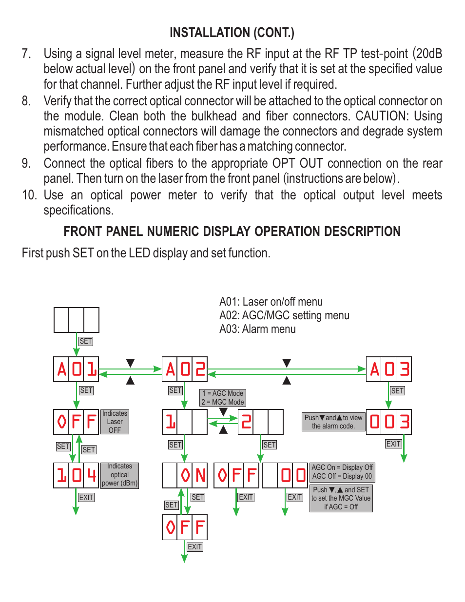 Olson Technology OTOHP-FTX User Manual | Page 5 / 8
