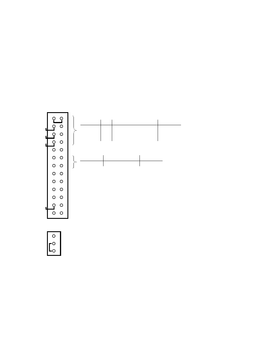 Figure 3–1 alphapc 164lx configuration jumpers, Alphapc 164lx configuration jumpers, Figure 3–1 | D in figure 3–1. the micr, Bcache size jumpers (cf1 and cf2) | Compaq AlphaPC 164LX User Manual | Page 20 / 82