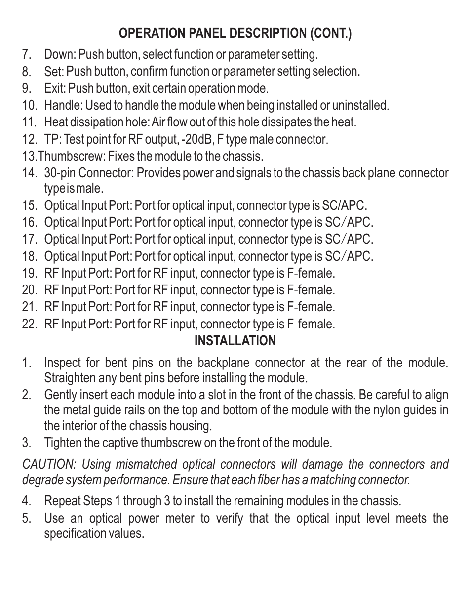 Olson Technology OTOHP-RFG User Manual | Page 4 / 8