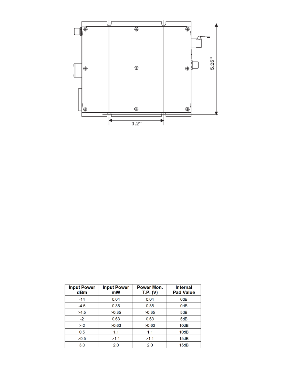 Otor-300 mounting diagram | Olson Technology OTOR-300 User Manual | Page 4 / 6