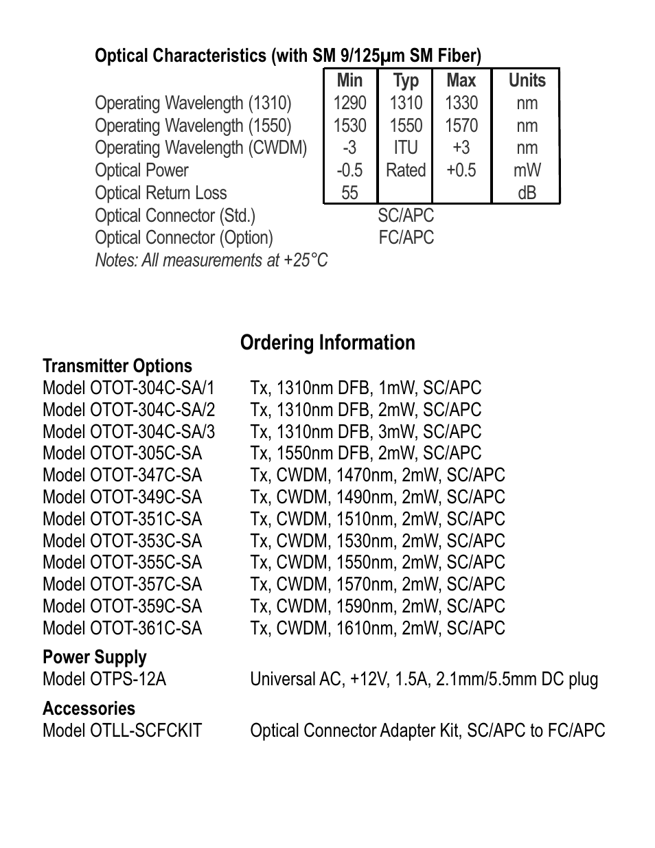 Olson Technology MUSCLE-300C User Manual | Page 8 / 8