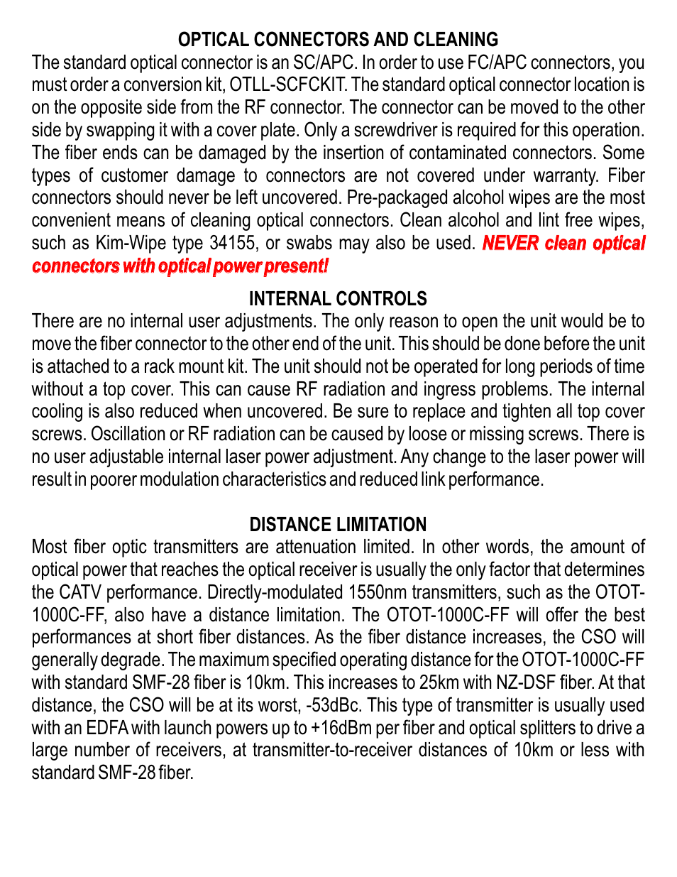 Olson Technology MUSCLE-1000C-FF User Manual | Page 5 / 8