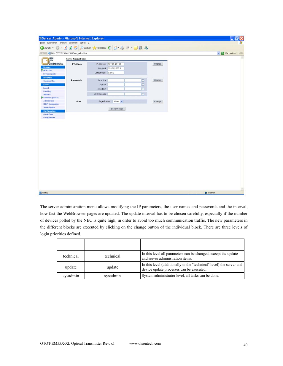 Olson Technology MUSCLE-EM55X User Manual | Page 41 / 69