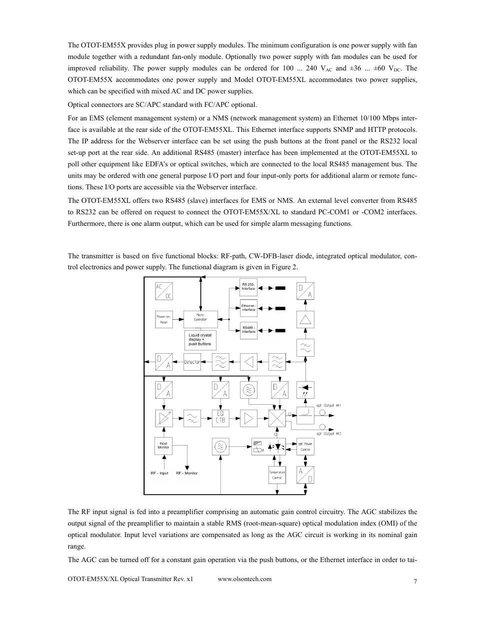 Principle of operation | Olson Technology MUSCLE-EM55X User Manual | Page 8 / 69